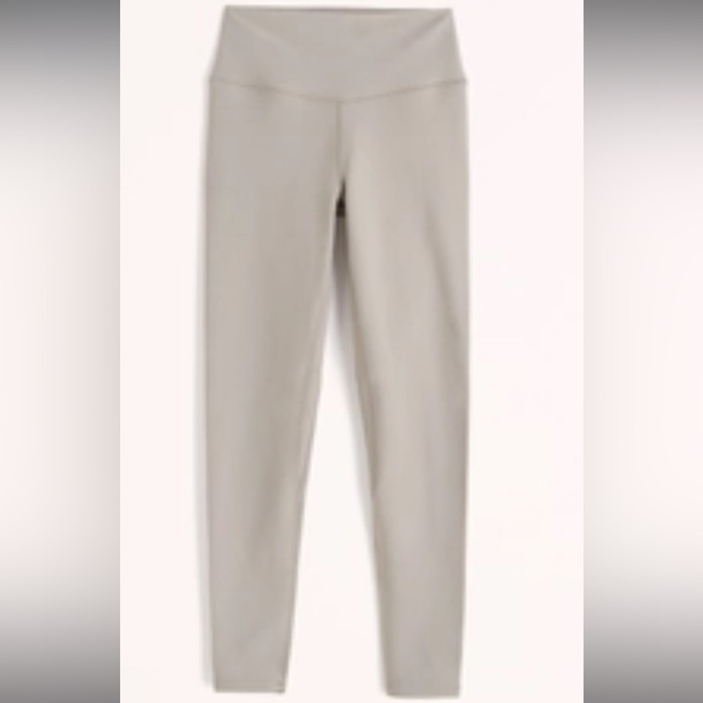 Abercrombie YPB sculpt Lux 7/8 leggings high waist in color sand/tan